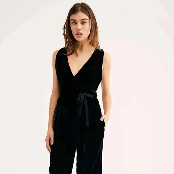 Free people velvet jumpsuit - Picture 3 of 5